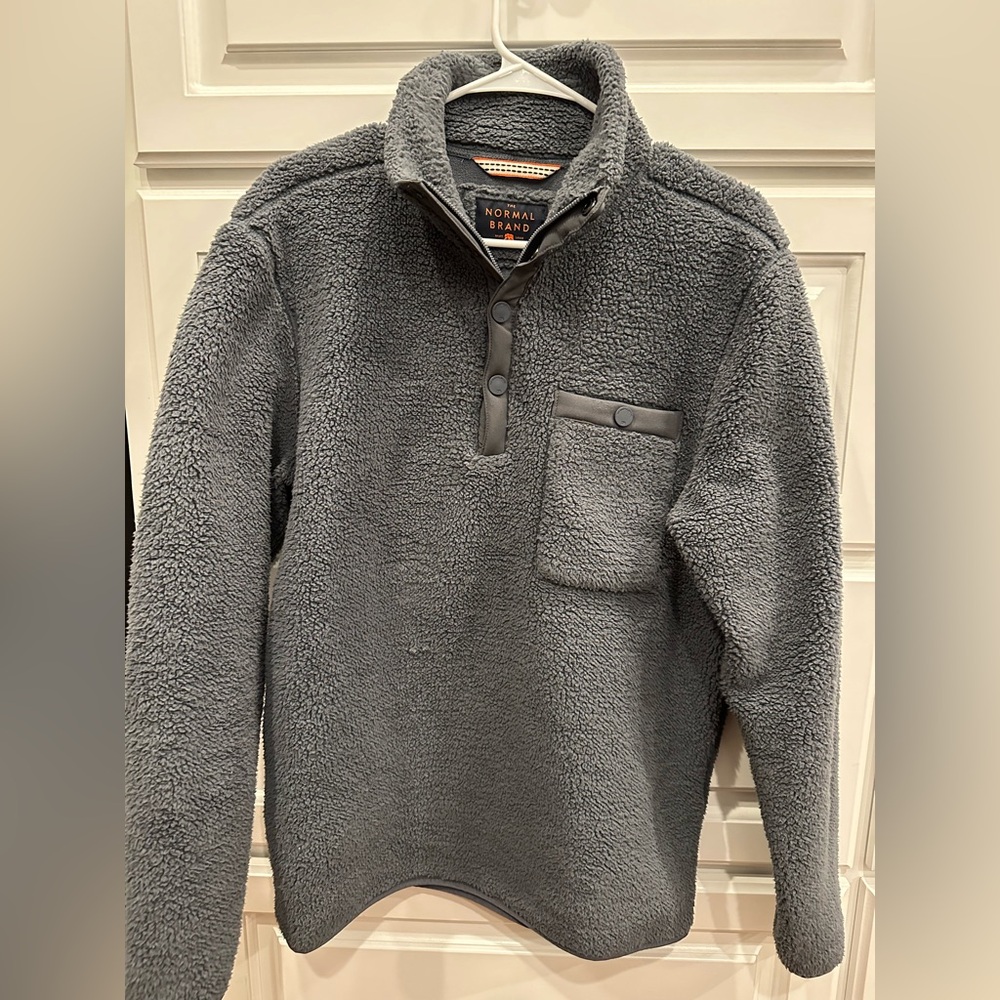Men’s Size Small, The Normal Brand Fleece Pullover